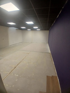 Photo de galerie - Préparation du support ( avant)