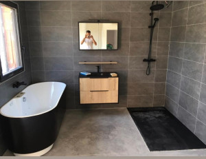 Photo de galerie - Douche noir