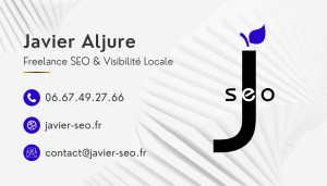 Photo de galerie - Carte de visite javier-seo