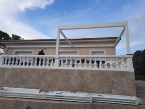 Photo de galerie - Pergola Bio climatique 3 module de 4metre