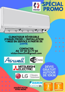 Photo de galerie - Installation climatiseur