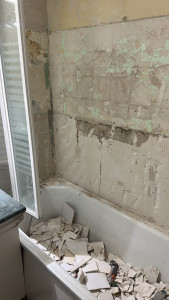 Photo de galerie - Démolition, salle de bain