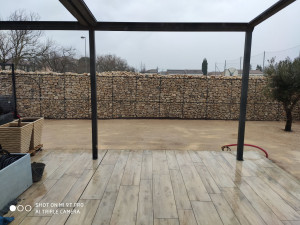 Photo de galerie - Mur gabion 