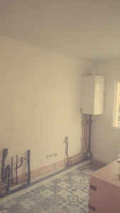 Photo de galerie - Pose de chaudière .