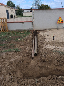 Photo de galerie - Fondation pour seuil de portail 