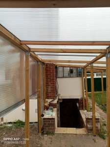 Photo de galerie - Installation polycarbonat 
