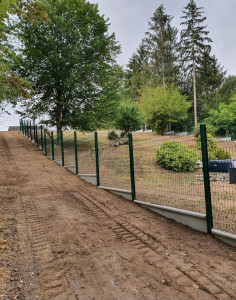 Photo de galerie - Pose de clôture 