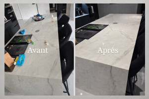 Photo de galerie - Avant / après après intervention ✨ Nettoyage en profondeur avec un résultat visible. Sérieuse, efficace et minutieuse, je prends soin de votre intérieur. Disponible rapidement ? 