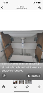 Photo de galerie - Installation sans lave linge 