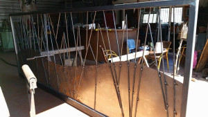 Photo de galerie - Fabrication de portail coulissant sur mesure