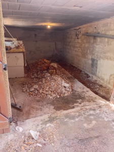 Photo de galerie - Réparation d'un mur sur le point de s'effondrer 