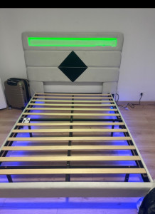 Photo de galerie - Lit pour une personne magnifique plus led top⭐