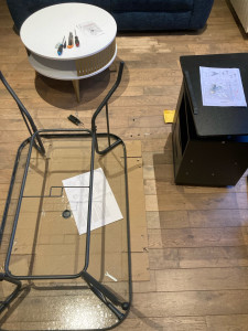Photo de galerie - Montages des 3 tables 