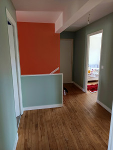 Photo de galerie - Réparation et peinture de vieux murs délabrés