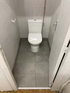 Photo de galerie - Pose et raccordement d'un WC