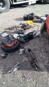 Photo de galerie - Toyota yaris démontage totale du véhicule 