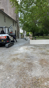 Photo de galerie - Terrassement, plusieurs machine disponible pour tout travaux d’assainissement et aménagement extérieur 