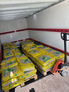 Photo de galerie - 1 tonne de granules de bois ? ?