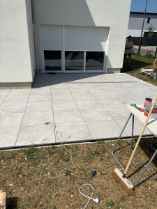 Photo de galerie - Dalle sur plot 