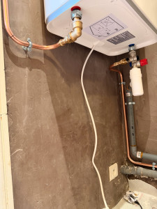 Photo de galerie - Pose d’un ballon 80l et suppression de la chaudière 