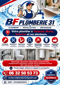 Photo de galerie - FLYER BF Plomberie 31