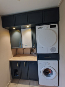 Photo de galerie - Fabrication d'une buanderie sur mesure 