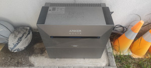 Photo de galerie - Pose batterie ANKER avec prise électrique dédiée avec disjoncteur 16A