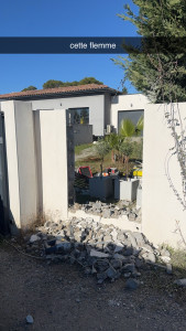 Photo de galerie - Ouverture creation portillon