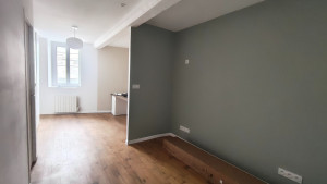 Photo de galerie - Peinture des murs + pose de plinthes