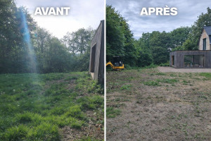 Photo de galerie - Coup de propre et dégagement pour projection du client futur projet embellissement 