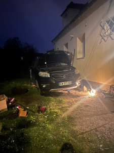 Photo de galerie - Changement amortisseur, coupelles, cardans sur koleos 