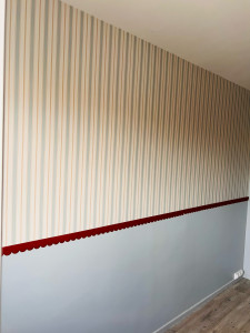 Photo de galerie - J’ai posé peinture et posé papier peint sur la chambre 