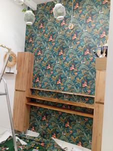 Photo de galerie - Gabarit de découpe papier peint