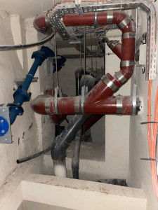 Photo de galerie - Remplacement chute fonte 