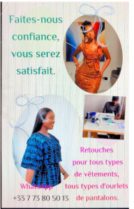 Photo de galerie - Tout type de couture sur mesure 