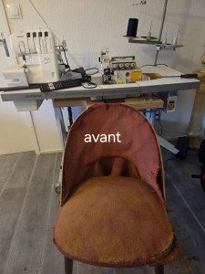 Photo de galerie - Rénovation de chaises 