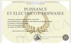 Photo de galerie - Diplôme en électricité et câblage du bâtiment