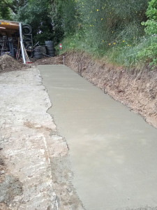 Photo de galerie - Agrandissement de dalle béton