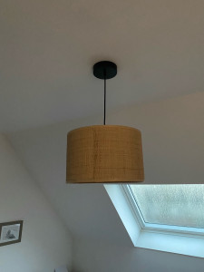 Photo de galerie - Installation d’un lustre 