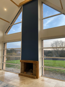 Photo de galerie - Peinture d’une cheminée 