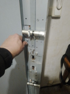 Photo de galerie - Changement de système porte blindé 