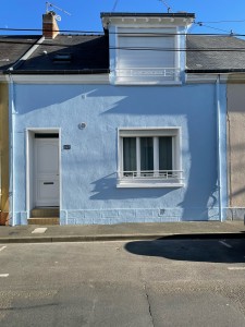 Photo de galerie - Peinture façade couleur bleue