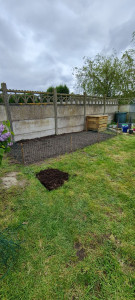 Photo de galerie - Création d'un coin potager.