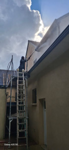 Photo de galerie - Lavage plus ravalement primaire,2 couches finition plastifiée pro