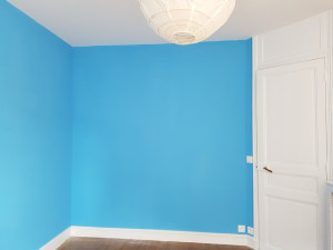 Photo de galerie - Une face de mur en bleu 