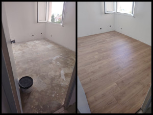 Photo de galerie - Pose de parquet - Revêtement de sol