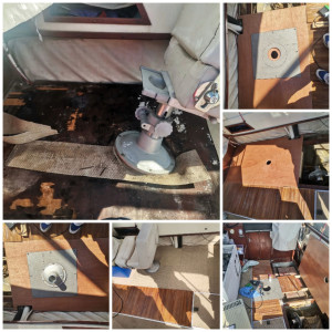 Photo de galerie - Rénovation de bateaux intérieur. 