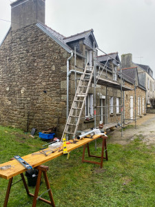 Photo de galerie - Remplacement des gouttières 