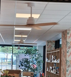 Photo de galerie - Montage et fixation ventilateur de plafond 