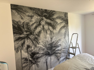 Photo de galerie - Poste de papier peint, revêtement mural